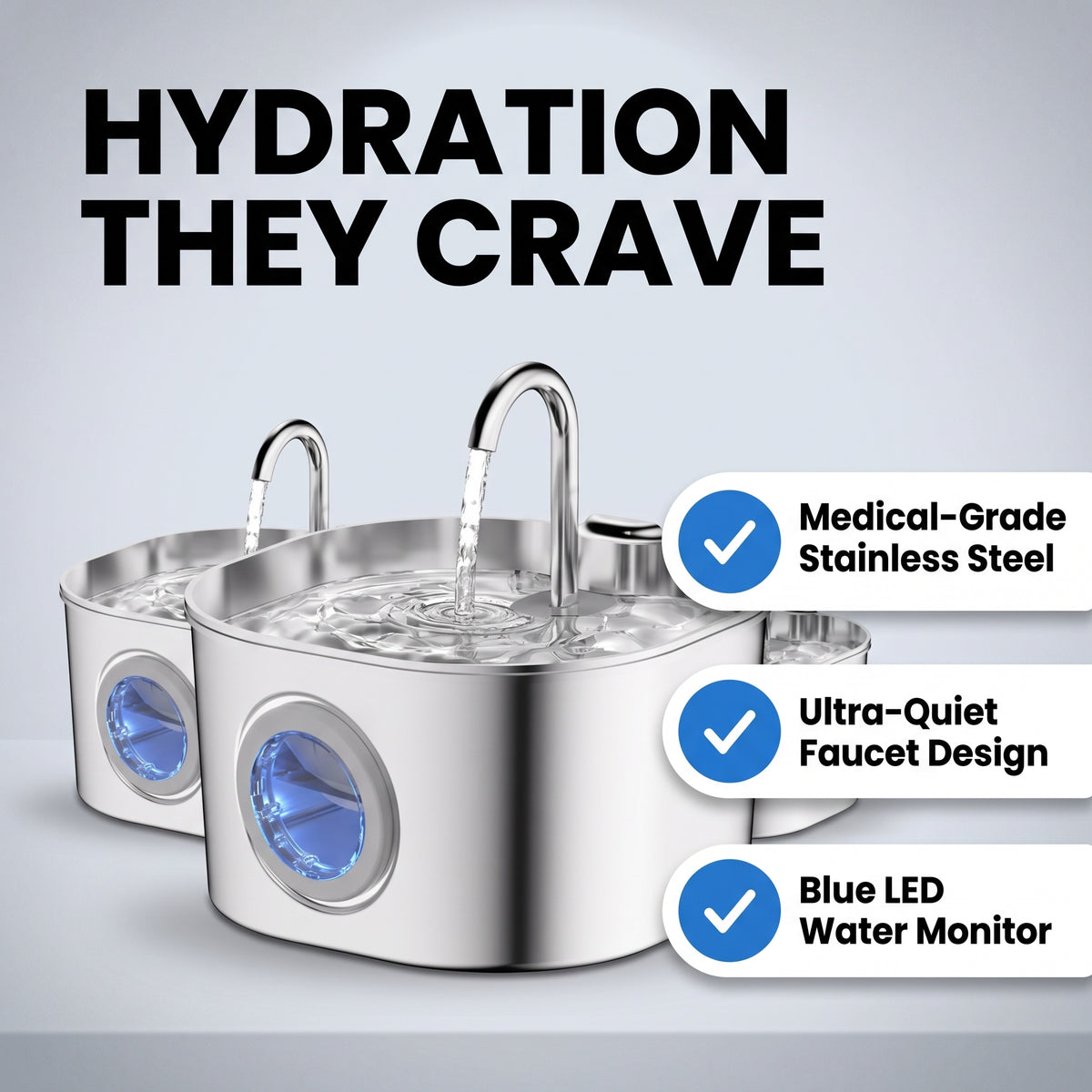 AquaPurr™ Fresh Water Fountain