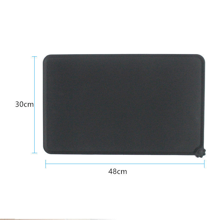 Silicone pet feeding mat