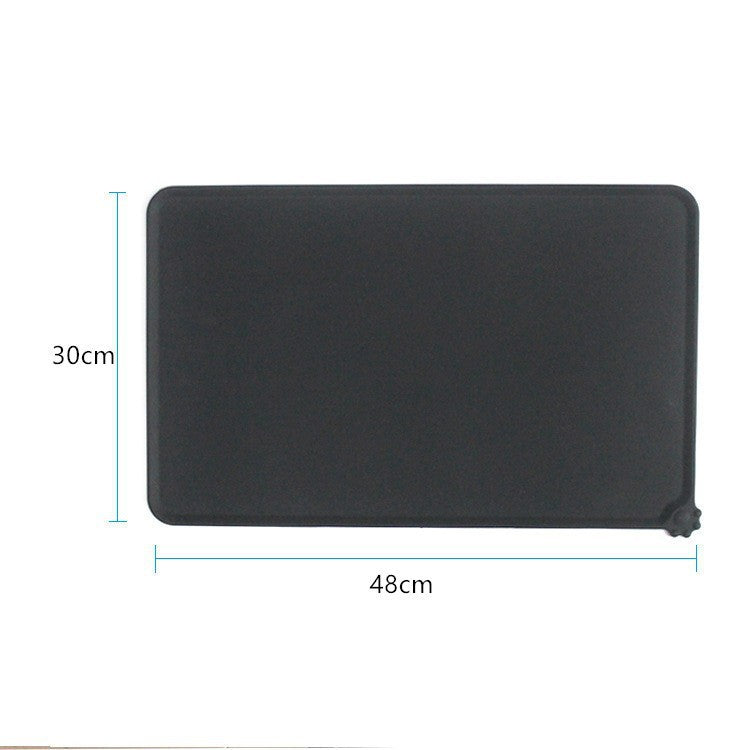 Silicone pet feeding mat